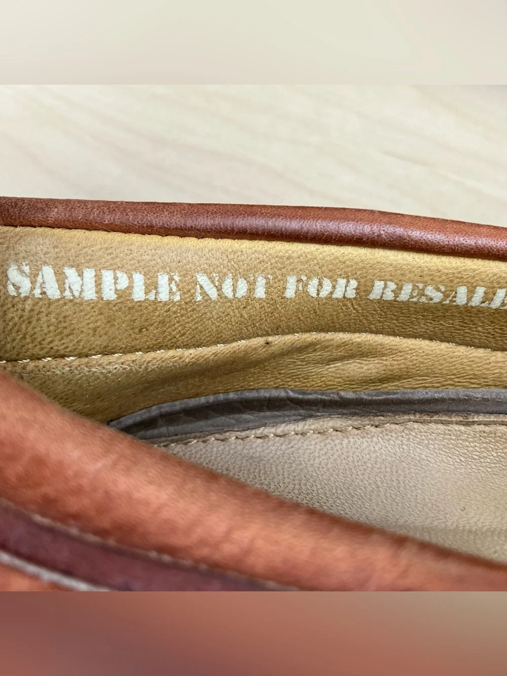 Sperry Gold Cup Men’s Size 9.0 M Classic 2 Eye Brown Leather Boat Shoes 2 Tone